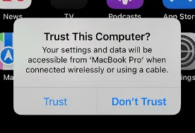 USB Tethering iPhone